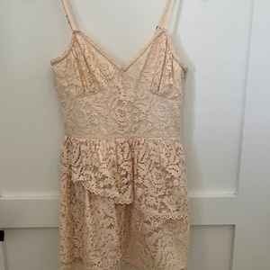 LoveShackFancy lace mini dress